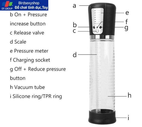 Máy Tập Tăng Kích Thước Dương Vật Passion Pump