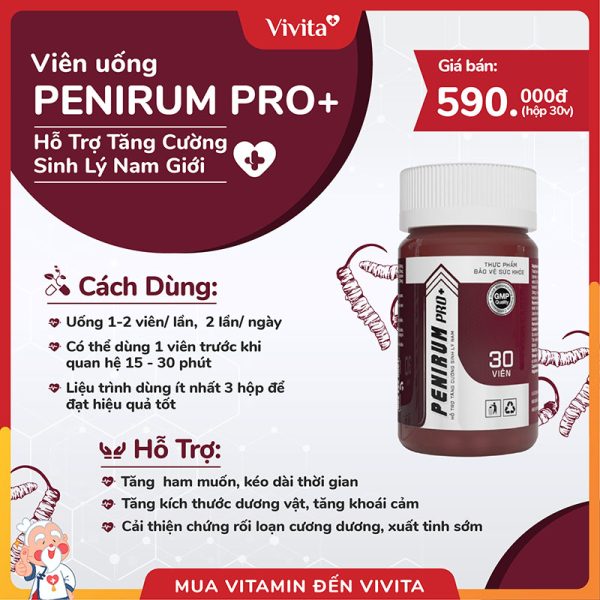 Viên Uống Sinh Lý Penirum Pro Chính Hãng