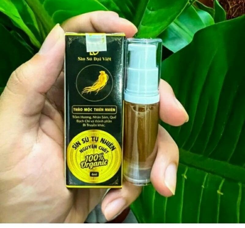 Sìn Sú Dạng Xịt Cao Cấp Lọ 6ml Chính Hãng Che Tên Kín Đáo