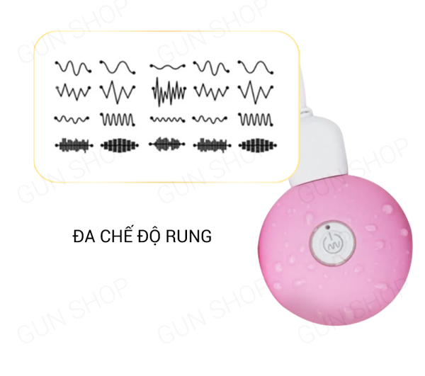 Trứng Rung Lồng Đèn 2 Đầu Kèm Lưỡi Liếm Dùng Sạc Mizz Zee