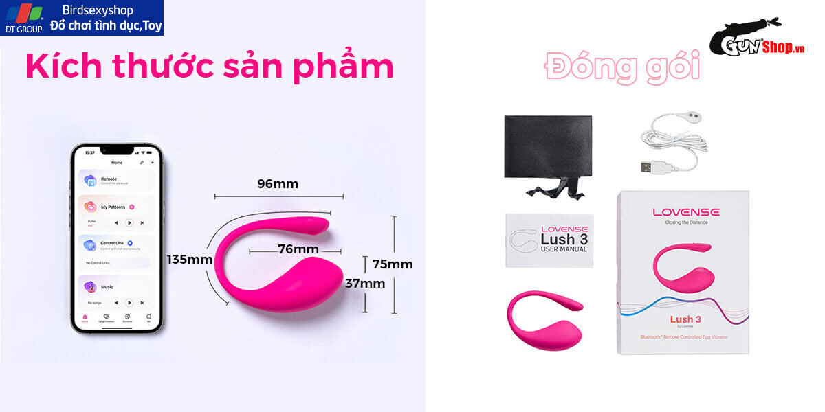 Trứng Rung Tình Yêu Lush 3
