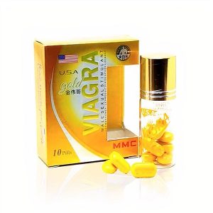 Cường Dương Viagra Gold Hộp 1 Chai 10 Viên Chính Hãng Từ Mỹ